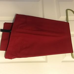 New with tags red burgundy  pants